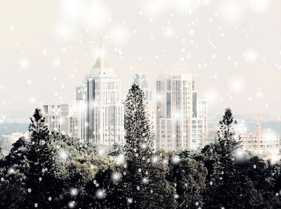 City In Winter