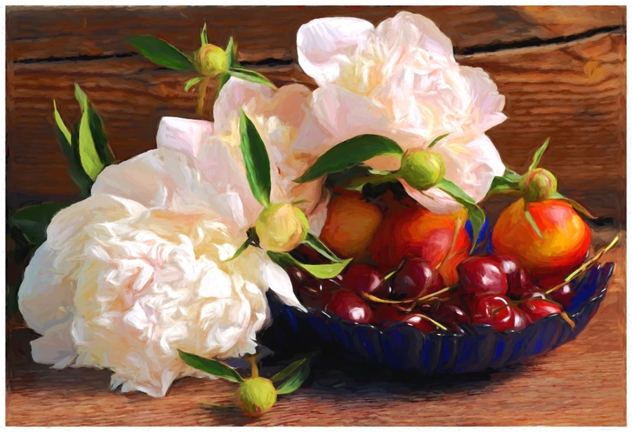 Still Life with Peonies