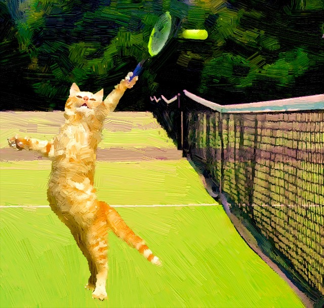 The Purrfect Backhand